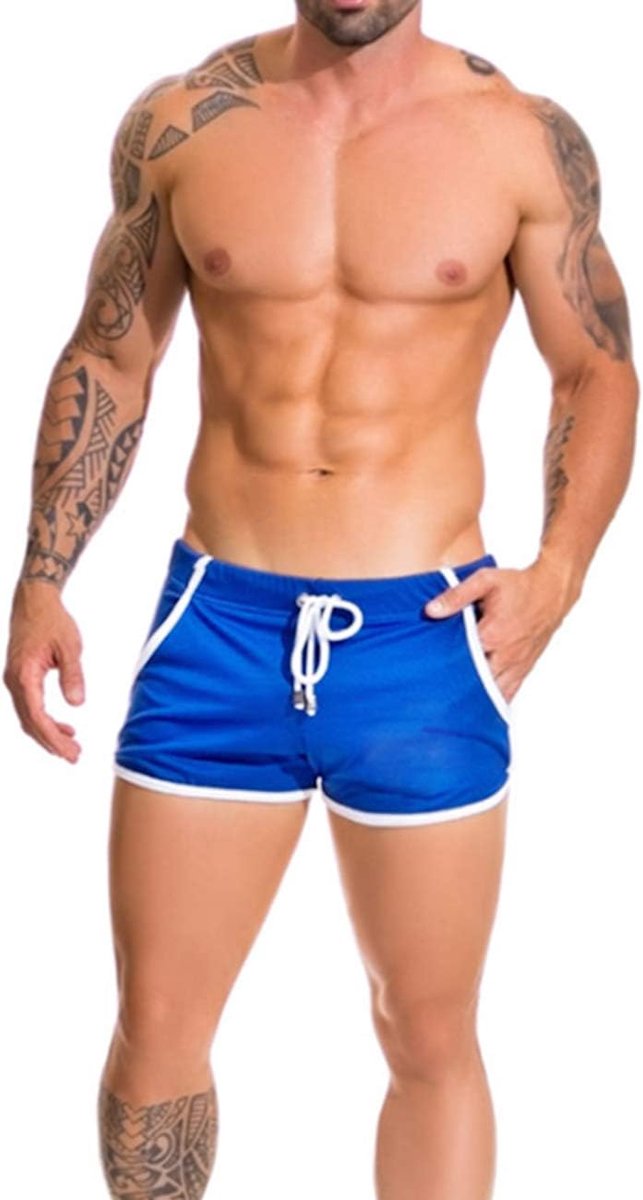 Sportshorts voor heren - Grid stof - Ademend - Ideaal voor hardlopen - SnelShoppen