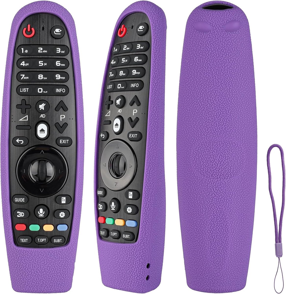 Beschermhoesje voor afstandsbediening - siliconen - stootvast - optimale bescherming voor LG - ShopVlot