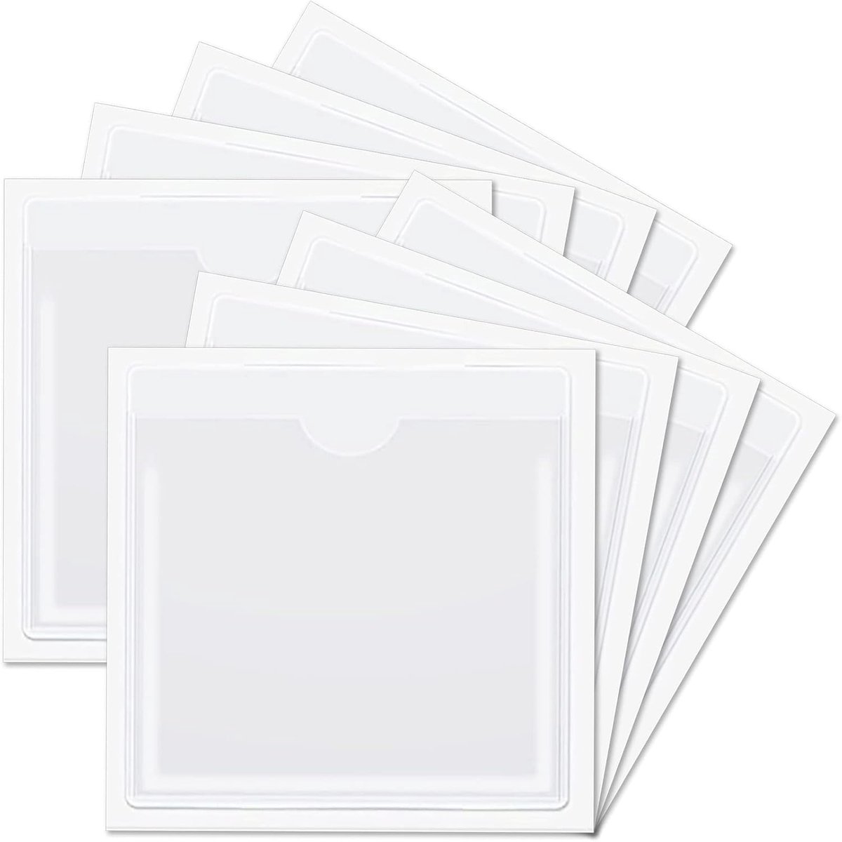 Parkeerkaarthouder 10,5 x 10,5 cm - transparant - zelfklevend - houd uw parkeerkaart zichtbaar - ShopVlot