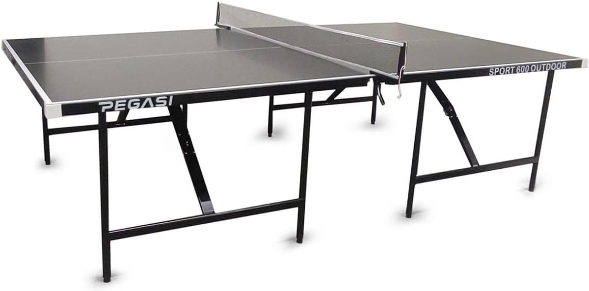 Tafeltennistafel 600 Outdoor - Compact en opvouwbaar - Duurzaam speelveld - Ideaal voor buitengebruik - ShopVlot
