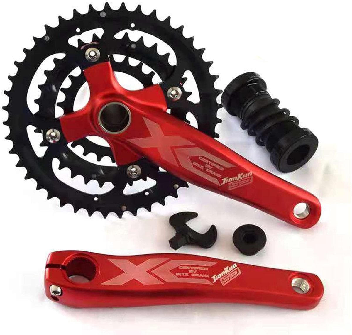 Fietskrans 27-speed - Hollow geïntegreerde kettingring - Eenvoudig aan te passen - Geschikt voor mountainbikes - ShopVlot