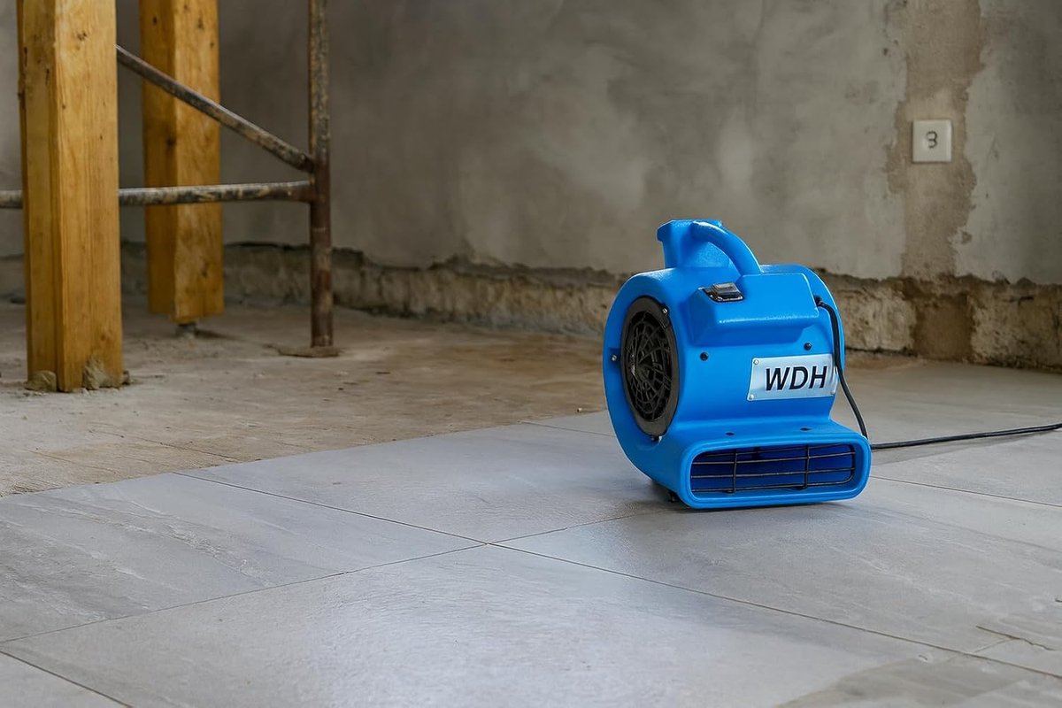 Mini turbo fan - 420 m³/h luchtcirculatie - robuuste behuizing - ideaal voor verkoeling - ShopVlot