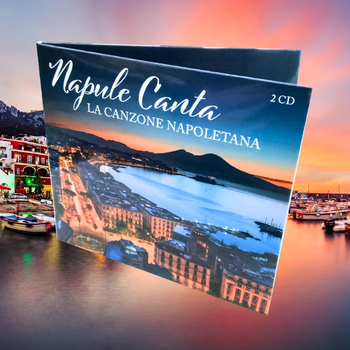 2CD Napule Canta - La Canzone Napoletana - Italiaanse muziek - Geniet van Napoli - ShopVlot