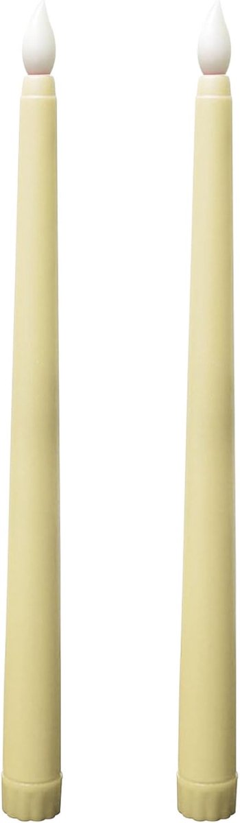 Flameless Kaarsen 2 Stuks - LED Kaarsstokken - Drijvende Kaarsen - Ideaal voor Kerstdecoratie - ShopVlot