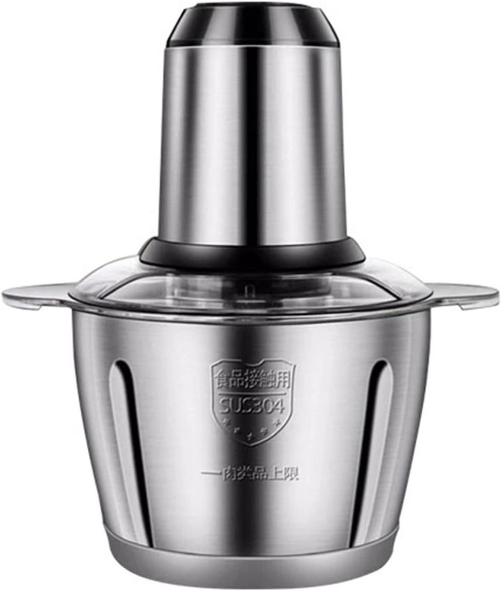Keuken Gehaktmolen - Vleesmixer Food Chopper - Vlees Groenten Mixen - Krachtige 300W Motor - 3L Kom Capaciteit - Zwart