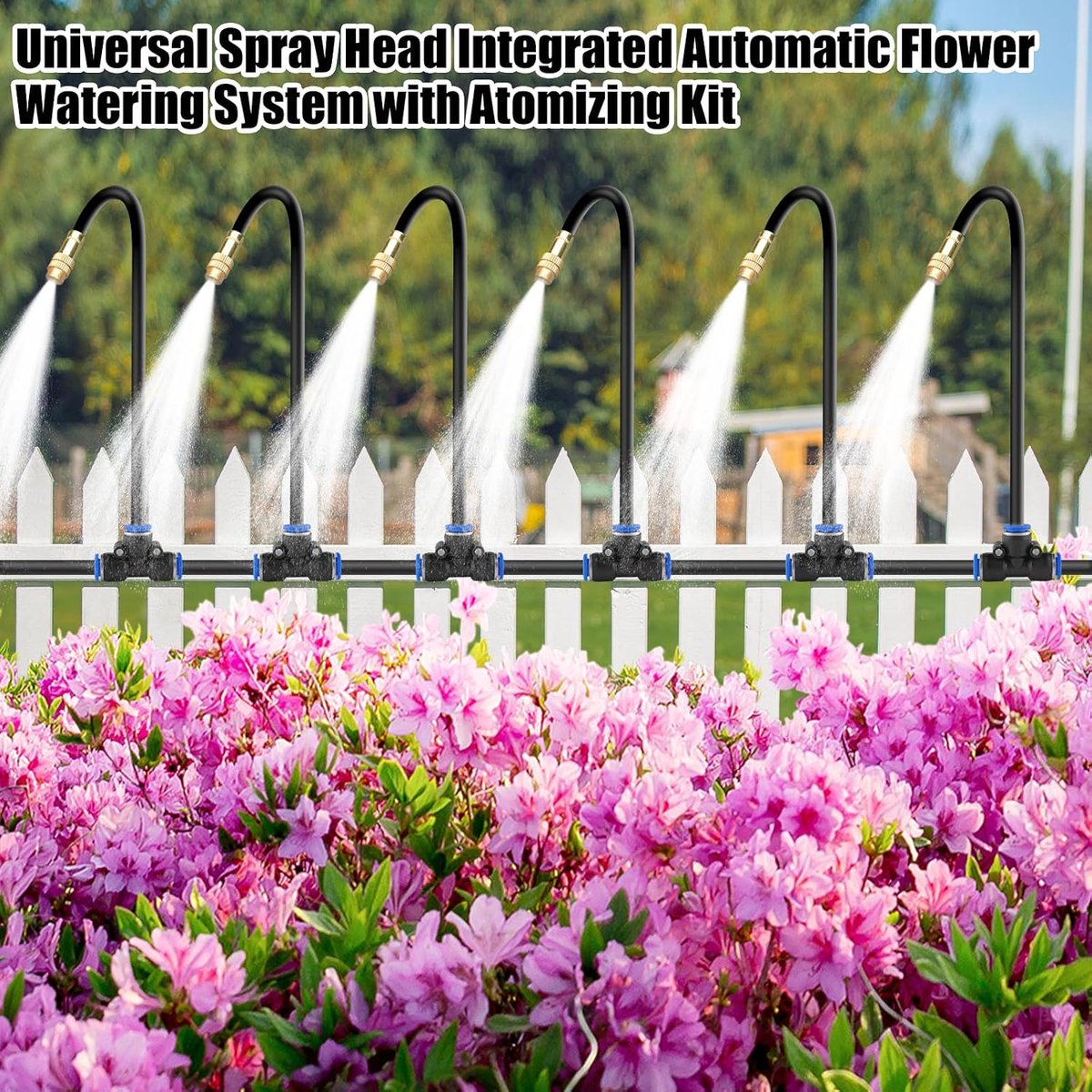 Tuinsproeisysteem 15 m - 360° flexibel - UV-bestendig - waterbesparend voor tuin - ShopVlot