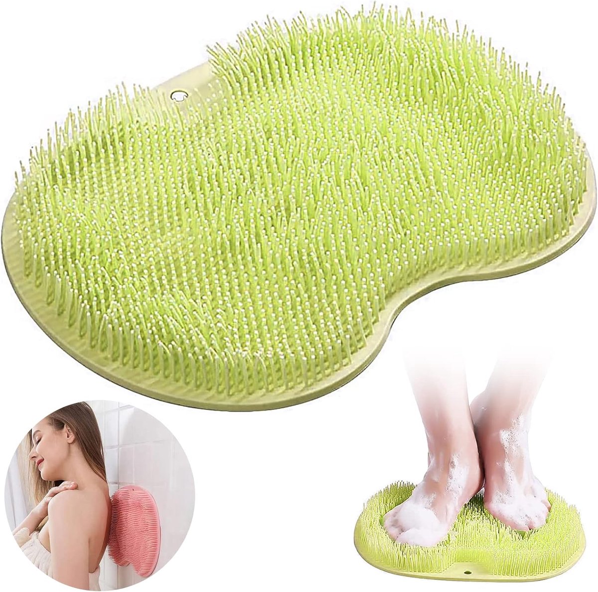 Massagepad met antislip - Siliconen - Voorkomt rugpijn - Makkelijk schoonmaken - ShopVlot