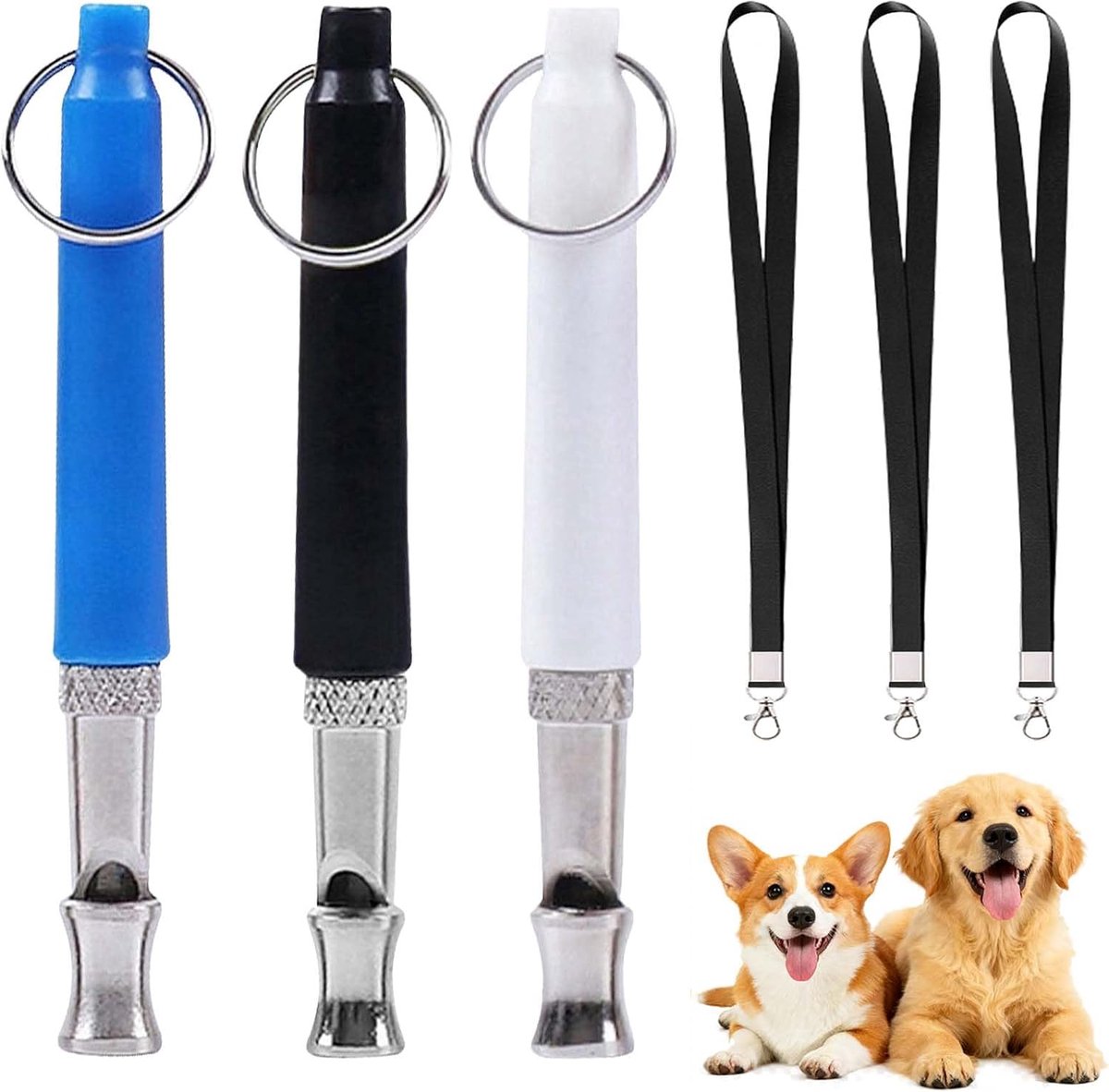 Hondenfluitjes – Duurzaam Pet Training Fluitje voor Honden, Effectief in Hondenafwijking en Gedragscontrole, Geschikt voor Alle Hondenrassen