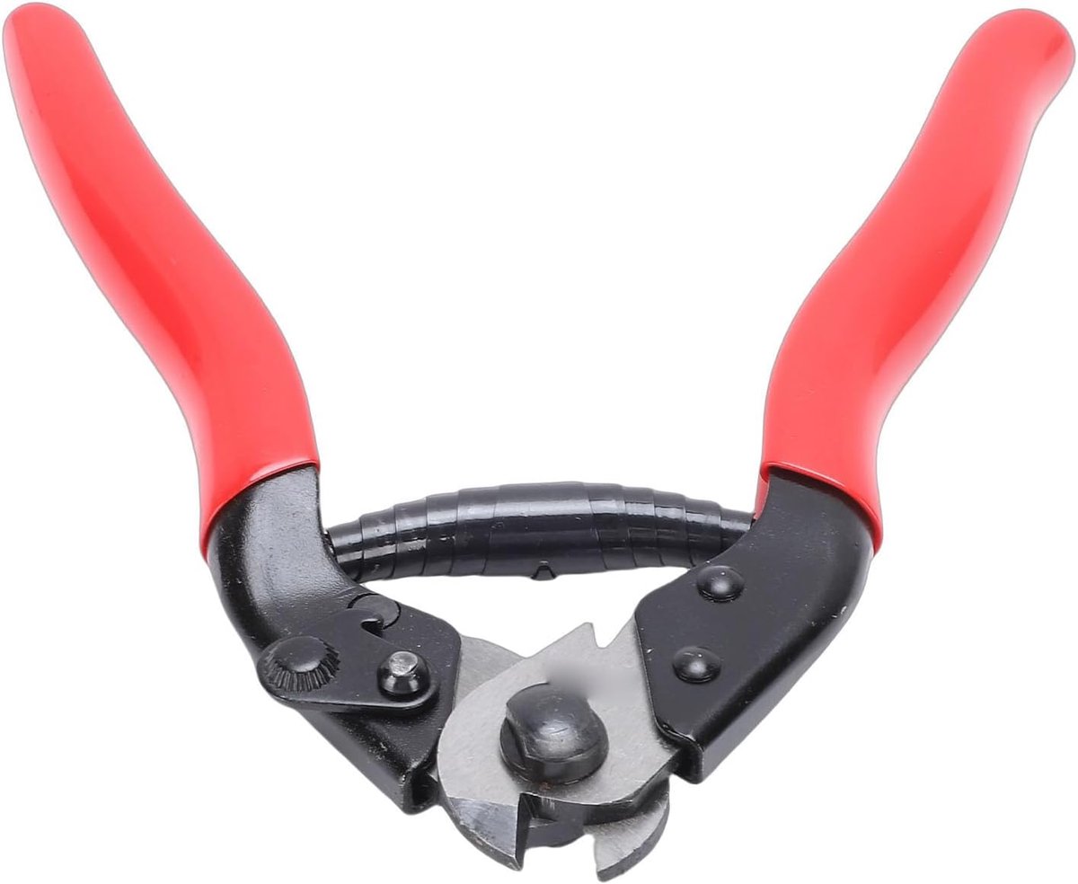 Kabelschaar met Scherpe Messen voor Het Snijden van Roestvrij Staaldraad Tot 1/8 Inch.Ergonomisch Ontwerp en Veiligheidsslot voor Industriële en Huishoudelijke Projecten, Cr