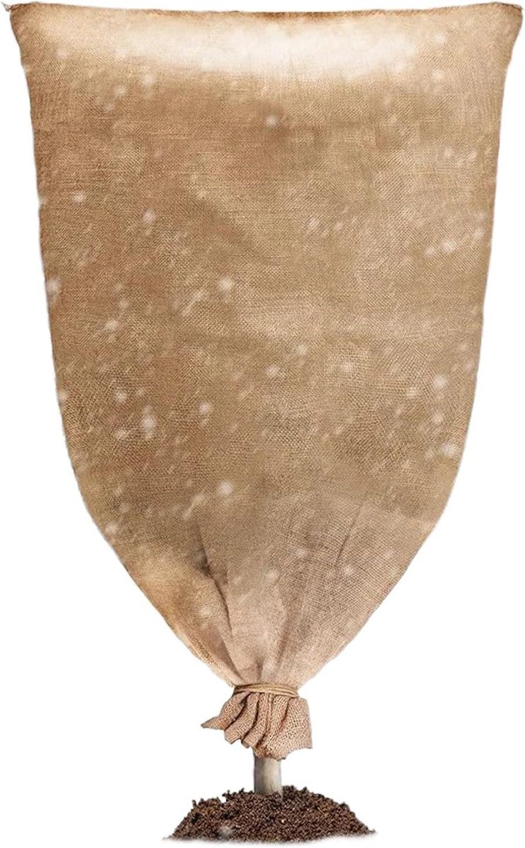 Jute Plant Cover - Plantenbescherming Jute - Bescherming Tegen Weer - Ademend en Herbruikbaar - 110x180 cm - Natuurlijk