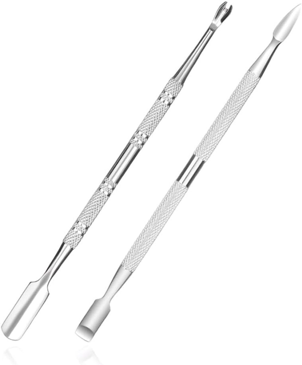 Dubbele Nagel Tangenset van RVS, Professionele Manicure en Pedicure Tools voor Nagelverzorging, Verwijdering van Dode Huid en Nagels