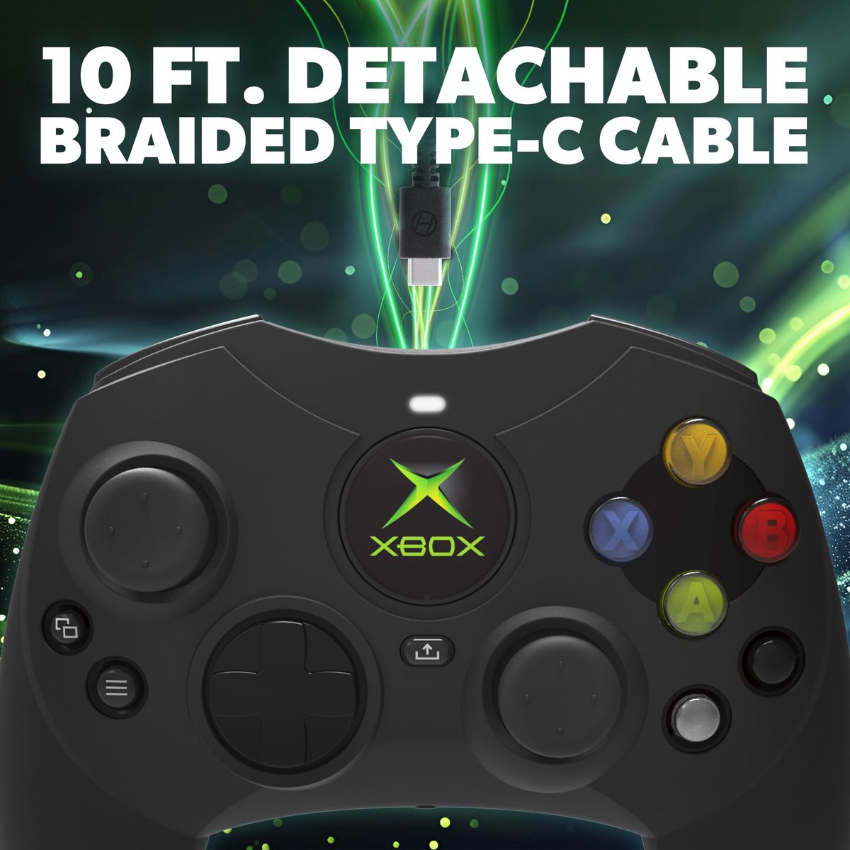 SnelShoppen - DucheS Bedrade Controller - zwart - Voor Gamers - Geschikt voor PC en Console - Ergonomisch Ontwerp - Lange Kabel - Ideaal voor Thuisgeb