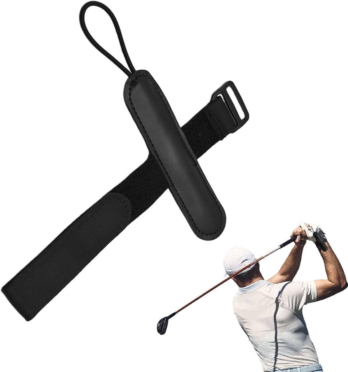 Verstelbare Golf Polsbrace voor Training | Herbruikbare Sportuitrusting voor Mannen en Vrouwen, Geschikt voor Binnen en Buiten Activiteiten, Verbeter je Swing en Techniek
