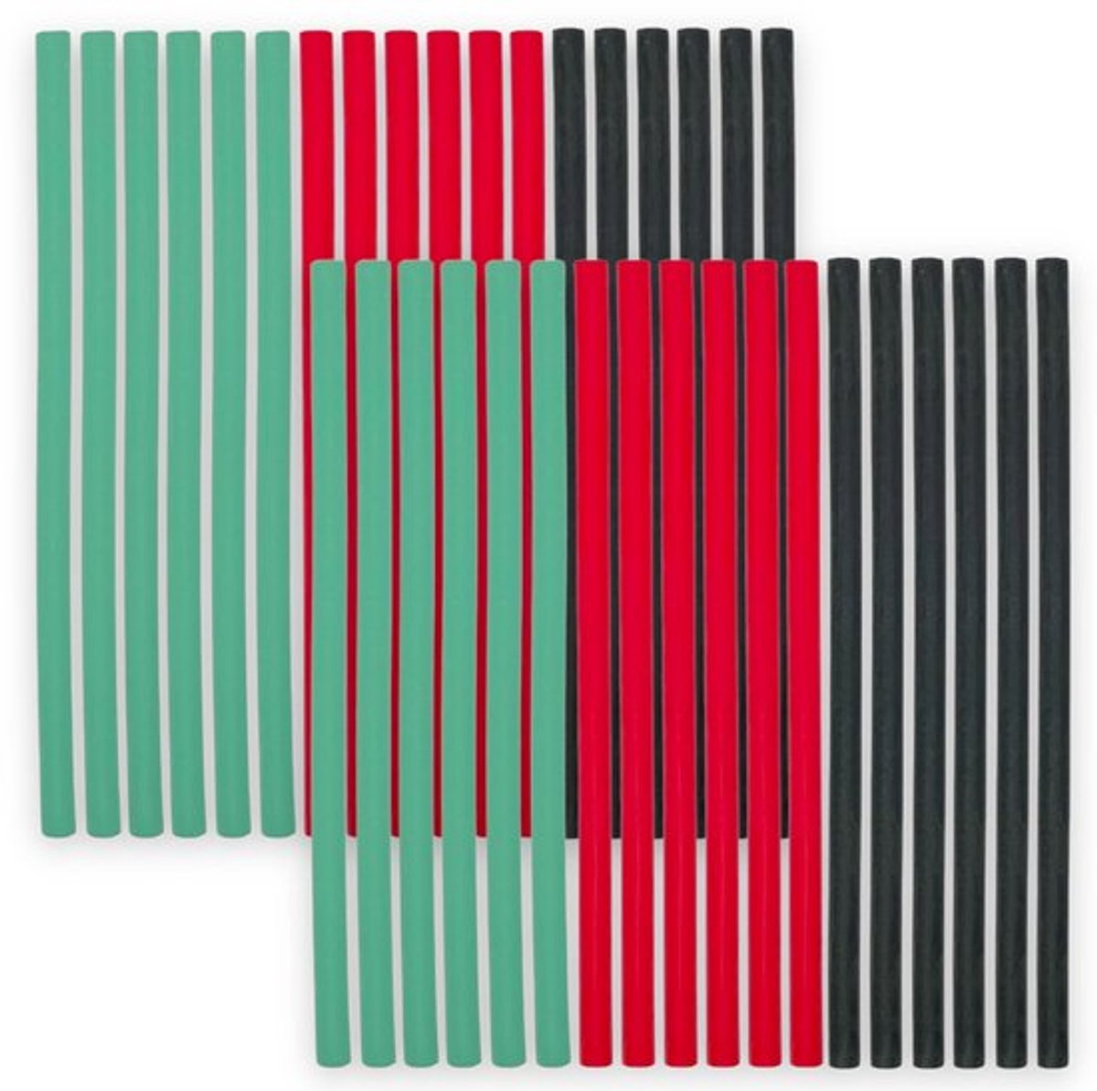 Papilotrollers 36 Stuks - Flexibele Krulspelden - Krullen Zonder Hitte - Geschikt Voor Alle Haartypes - Eenvoudig In Gebruik - 250 mm x Ø 10 mm