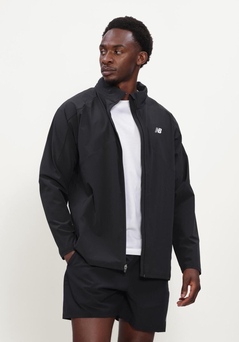 New Balance Utility Jacket Jassen Heren Winterjas Zwart