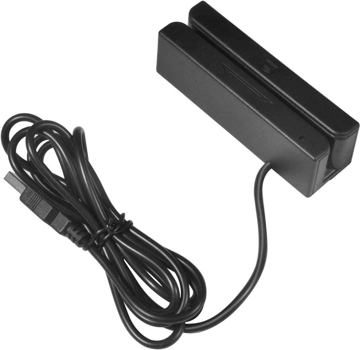 Compacte USB Magnetische Kaartlezer voor 3 Tracks - Ideaal voor POS Systemen en Kassa's, Betrouwbare Swiper voor Betalingen