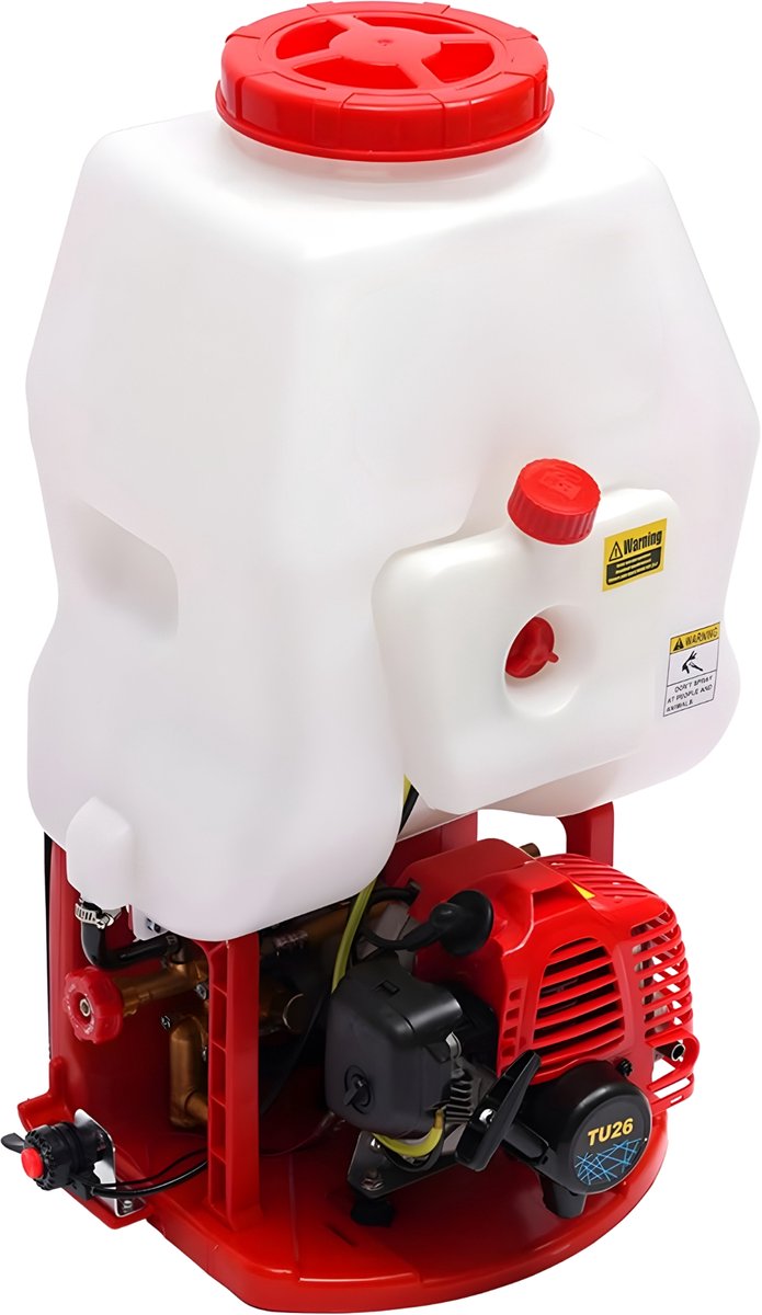 Rugspuit Premium 20L - 25.4cc 2-Takt Motor - Verstelbare Sproeilans - Tuin & Landbouw