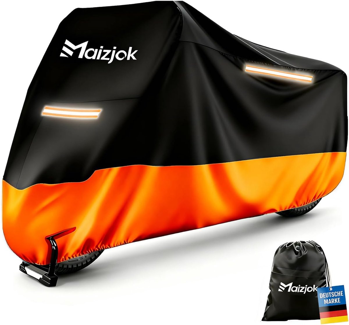 Motorhoes Waterdicht – 210D Polyester – UV-, Sneeuw- en Stofbestendig – Universeel 275 × 105 × 125 cm