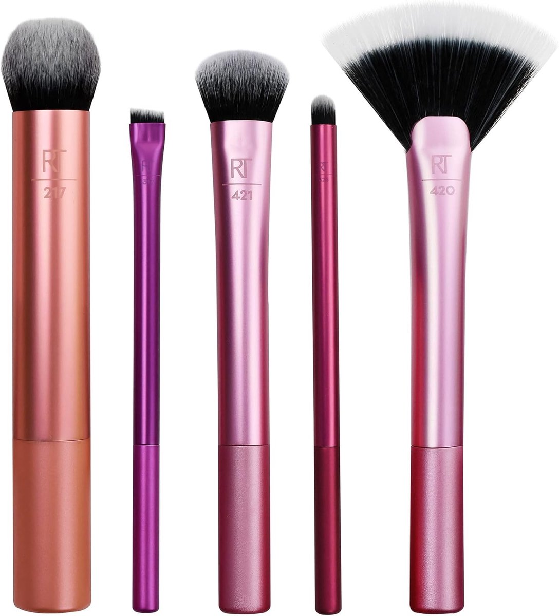 SnelShoppen - Compleet Make-up Kwasten Set voor Geïnspireerde Looks - 6 Professionele Make-upborstels, Vegan Materiaal, Ideaal voor Feest en Dagelijks