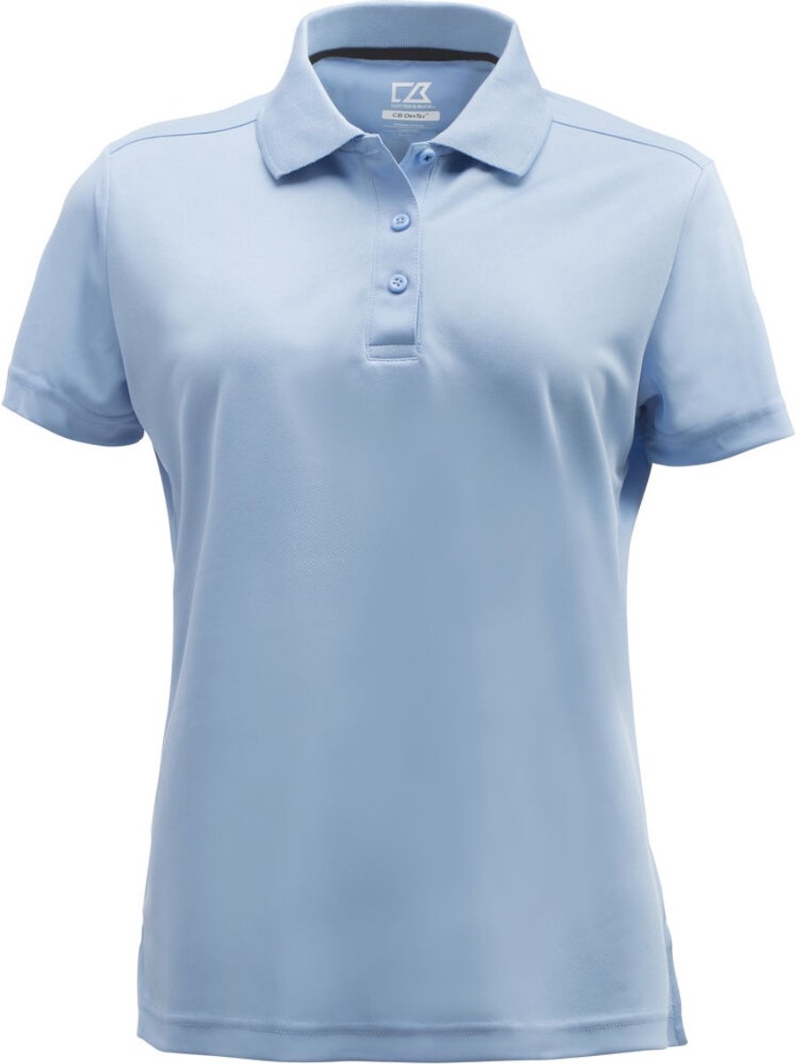 Cutter & Buck Kelowna Polo Dames 354401 - Lichtblauw - XS