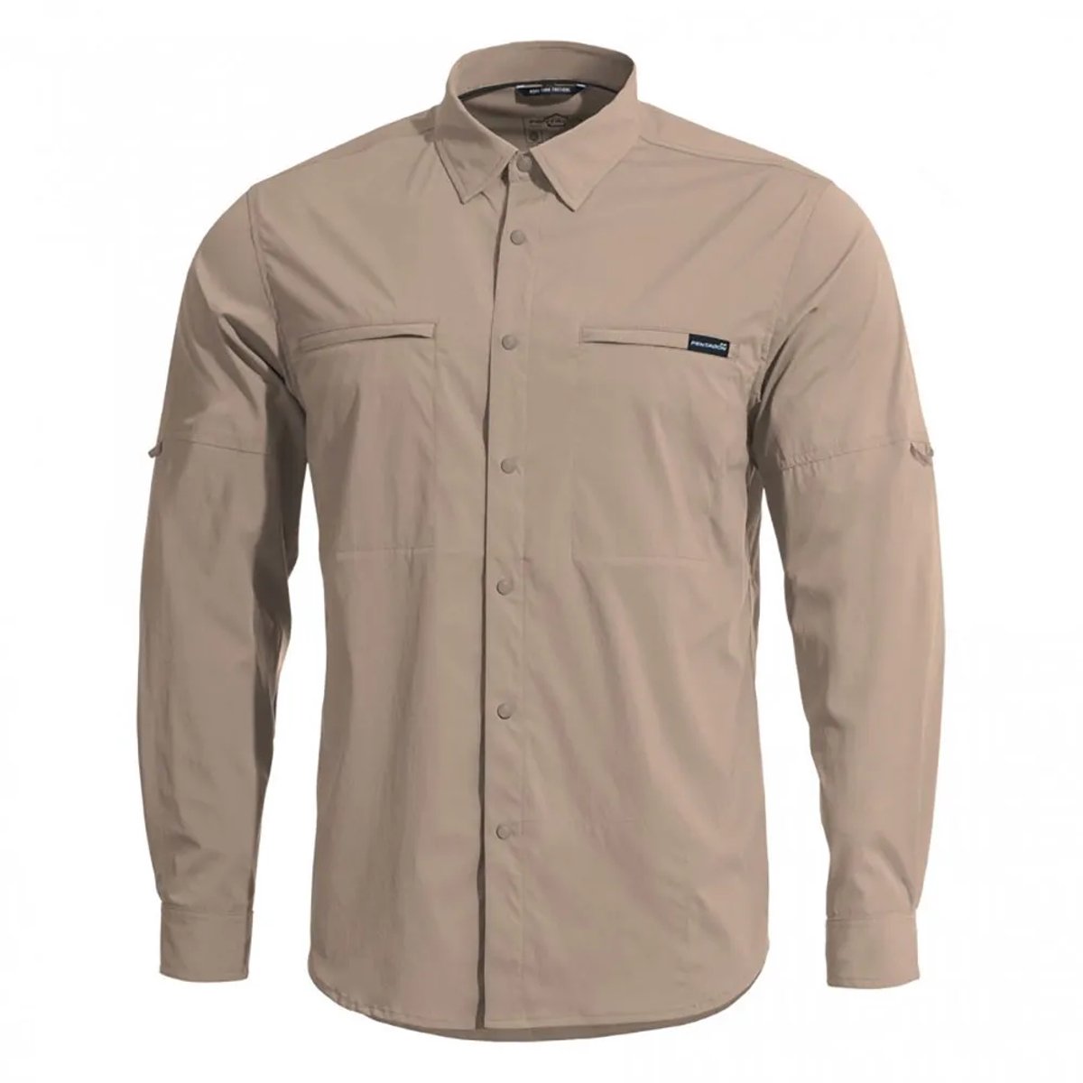 Pentagon Wayne Sunproof Overhemd Met Lange Mouwen Beige S Man