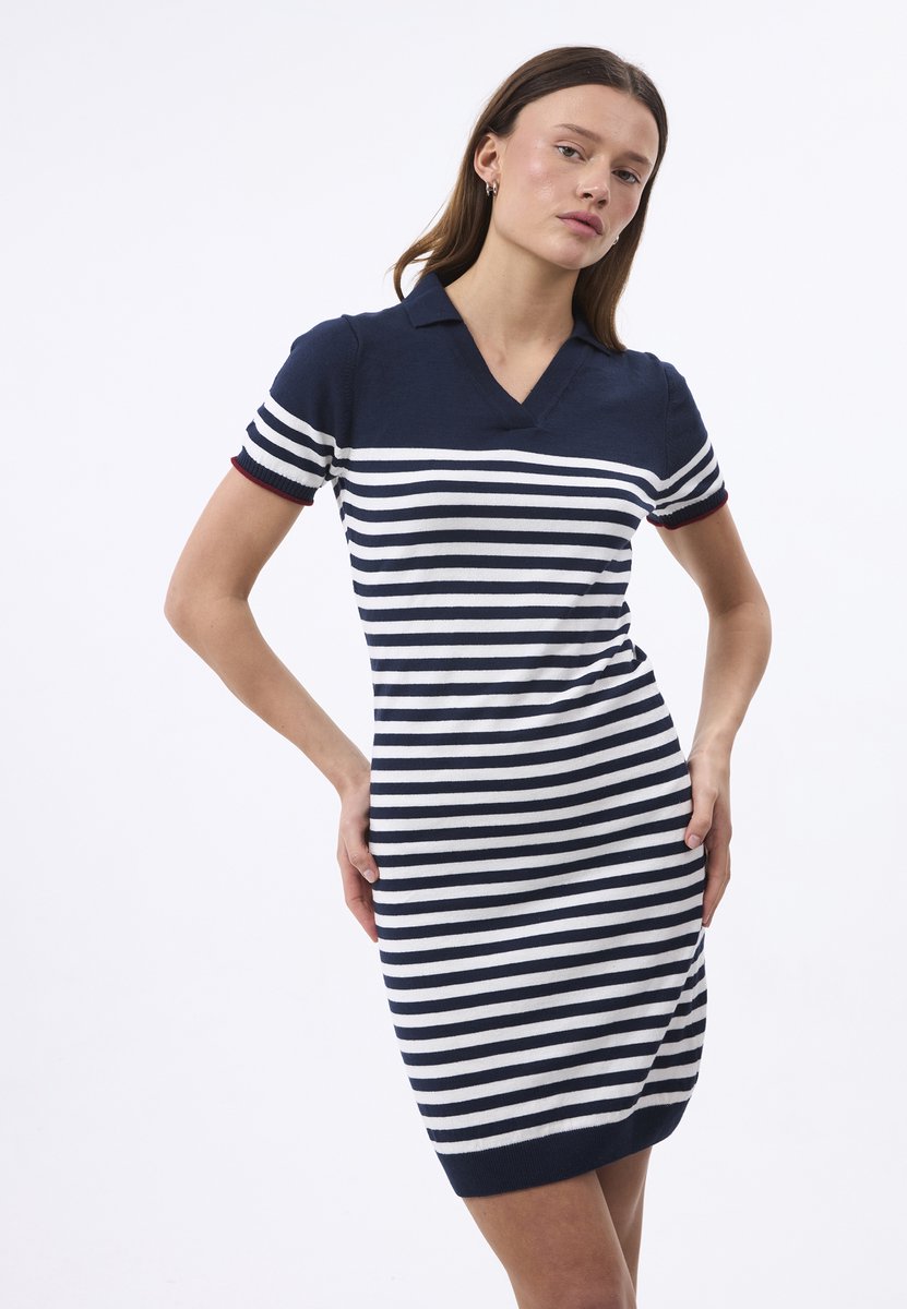 Felix Hardy Midi Zomer Kleid Dames Navy - S