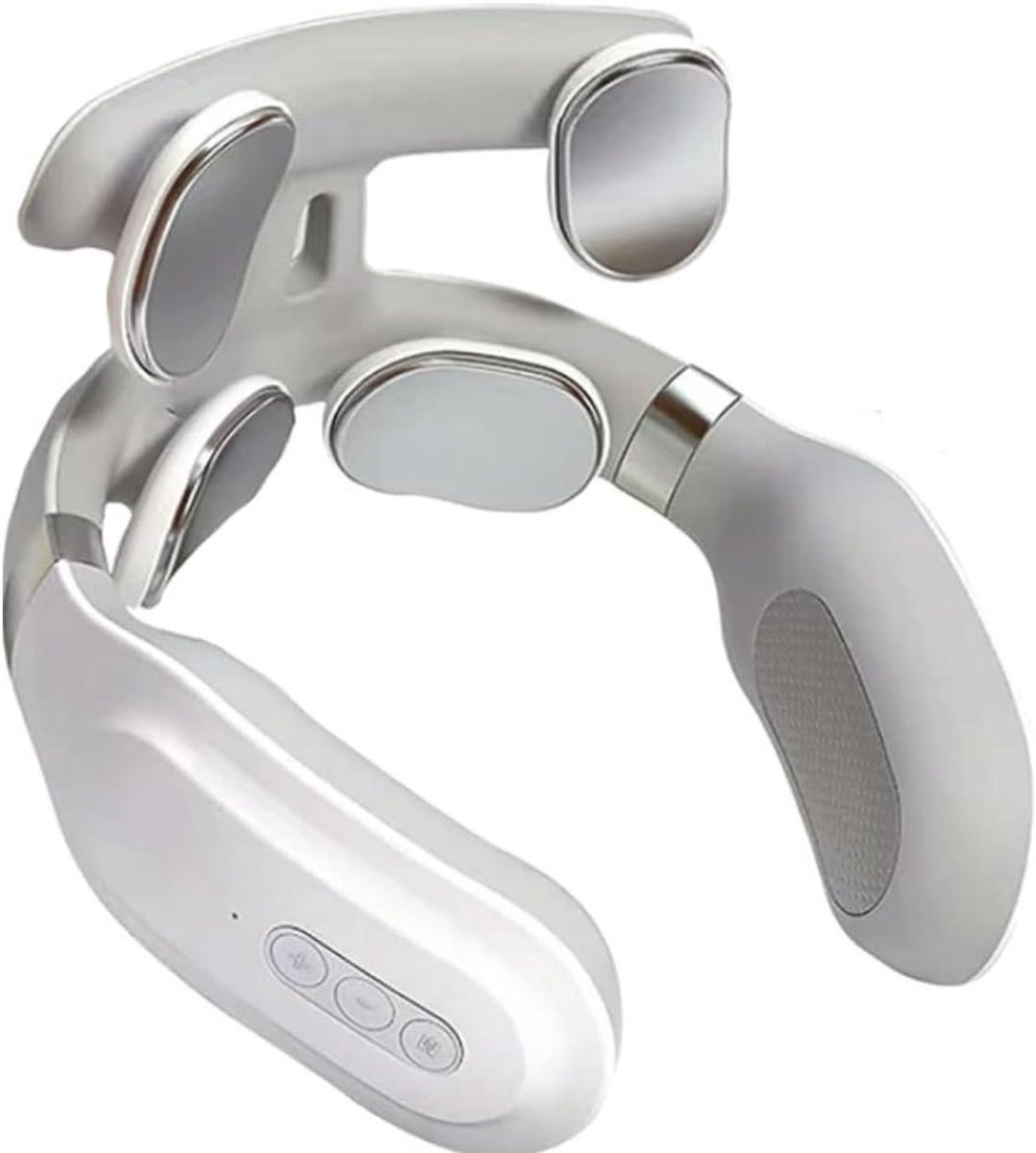 Nekmassagemachine - Hals en schouder - Pijnverlichting - 4 massagekoppen - 14 x 85 x 16 cm - Wit