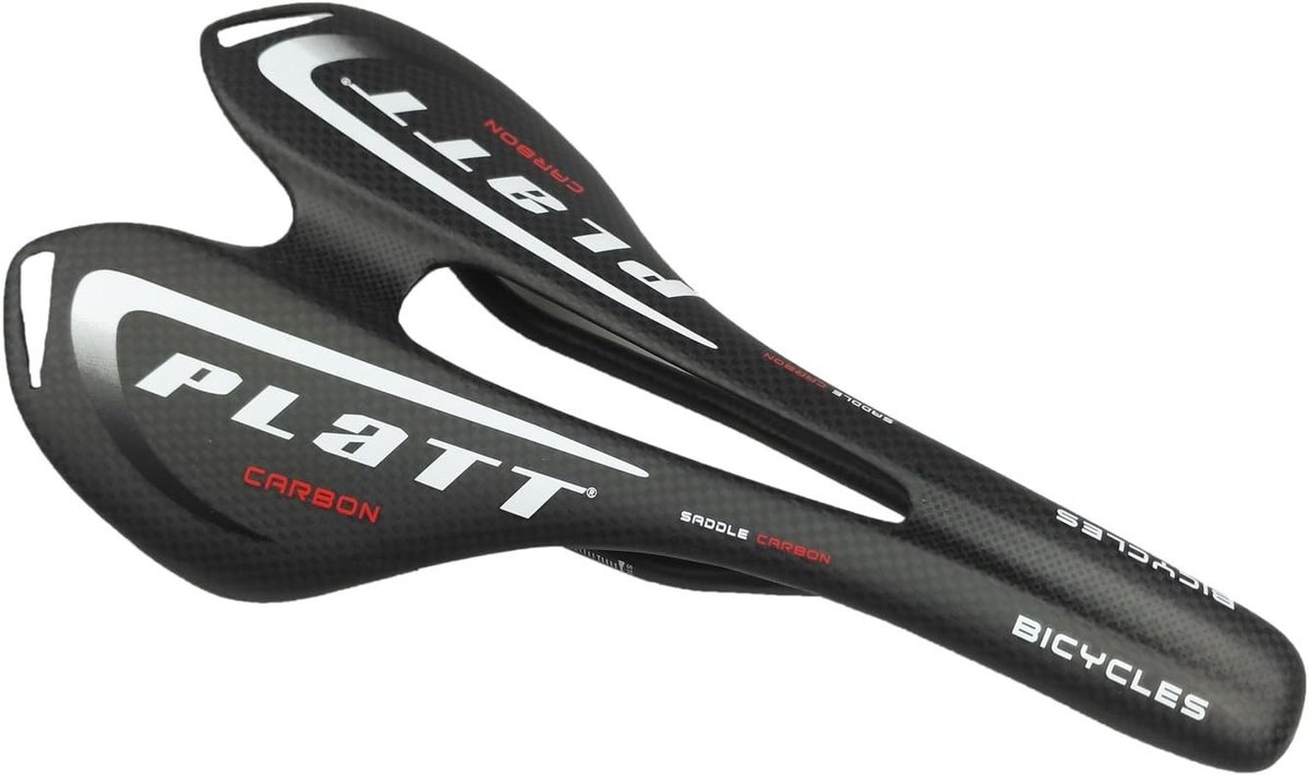 Lichte Carbon Fiber Fietszadel voor Racefietsen en Mountainbikes - Comfortabel en Duurzaam