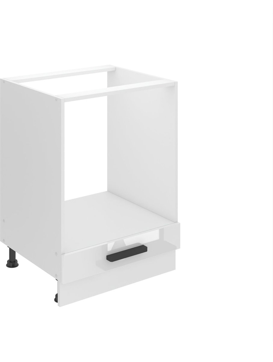 BELINI Ovenombouwkast SDP 60 cm met Klep - Wit Hoogglans