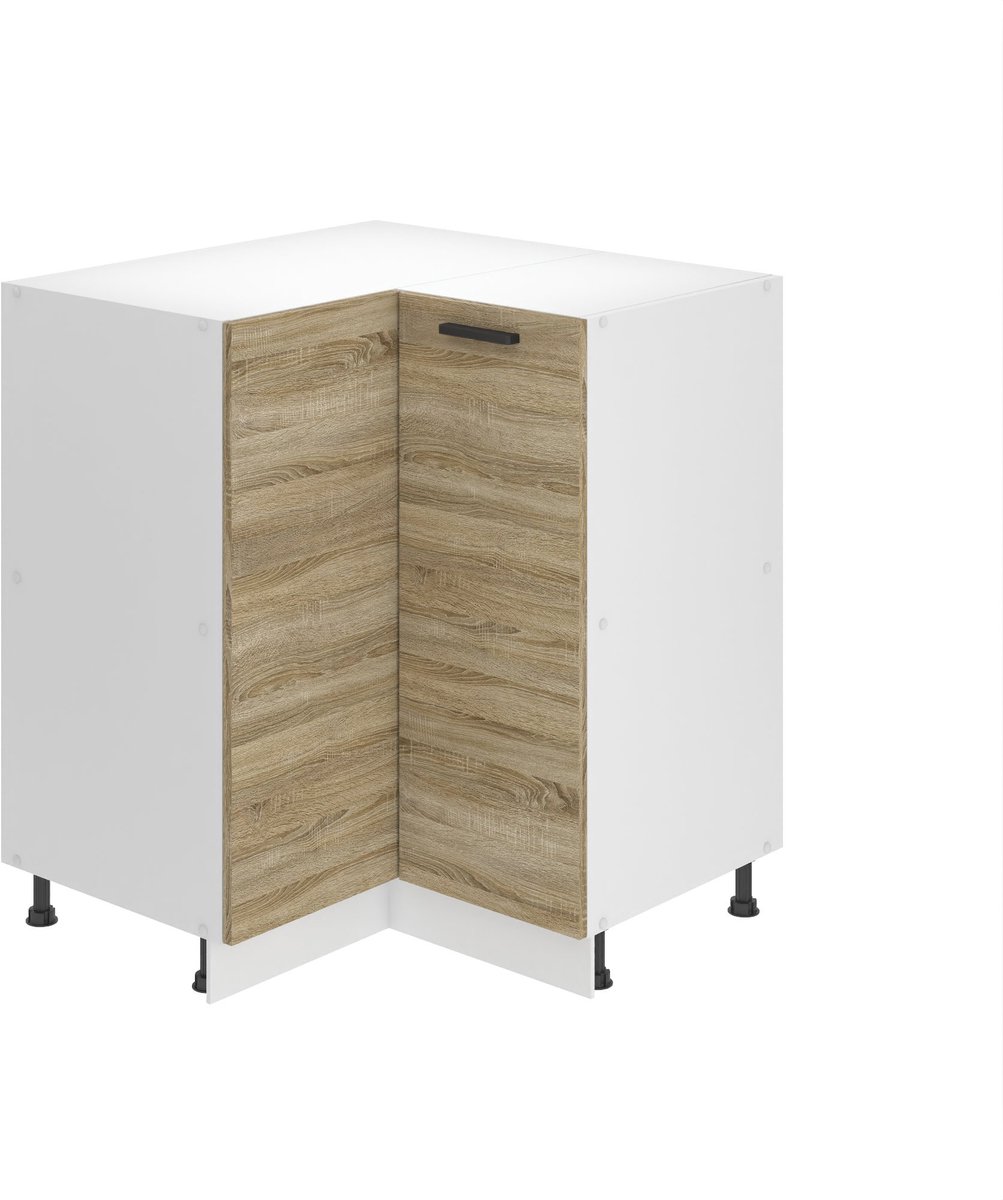 BELINI Hoekonderkast SNP 90 cm met 1 Deur - Sonoma Eiken