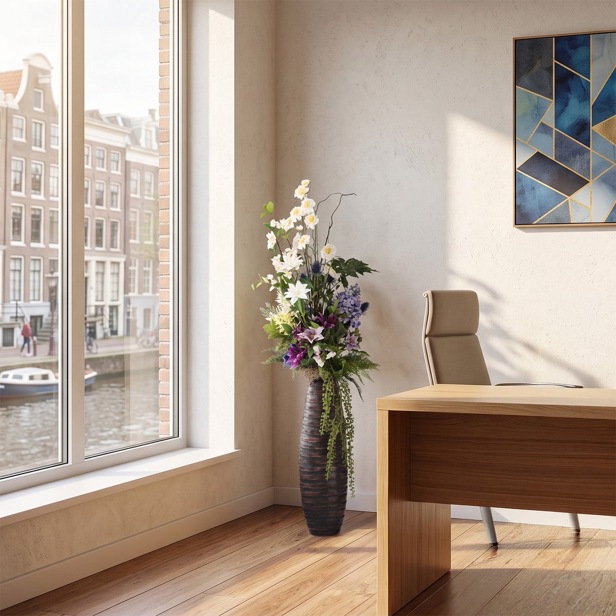 Kunstbloemstuk Zara Memphis 140