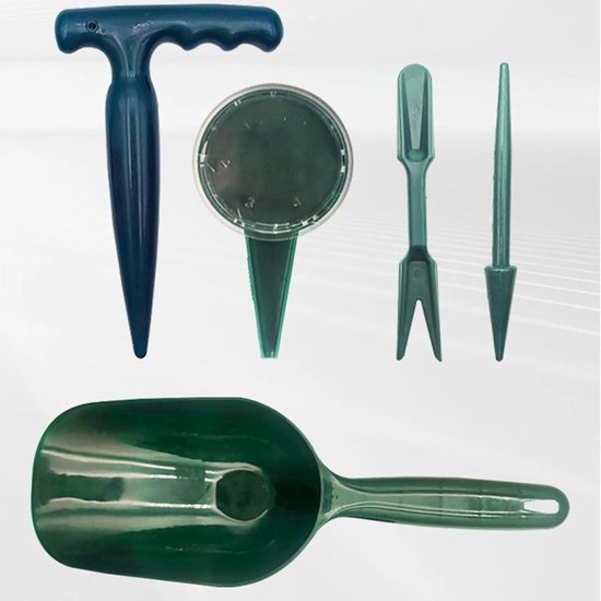 Zaad Dispenser Set - Planten Hulpmiddel - Efficiënt Zaaien - Compleet Gereedschap - 38 cm Lengte - Groen — afbeelding 4