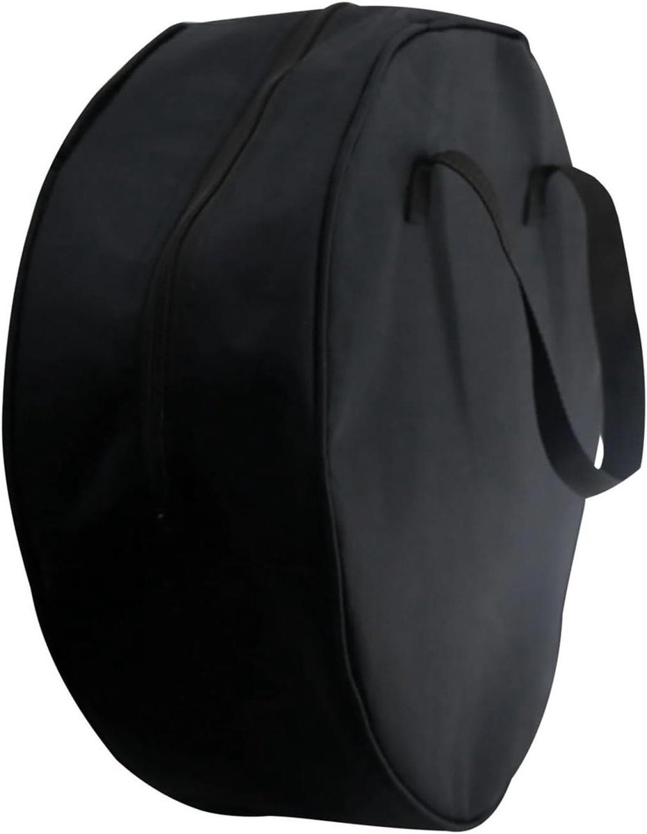 Slang opbergtas - Slangenhouder - Tuinslang opbergen - Dubbele ritssluiting - 16 inch diameter - Zwart