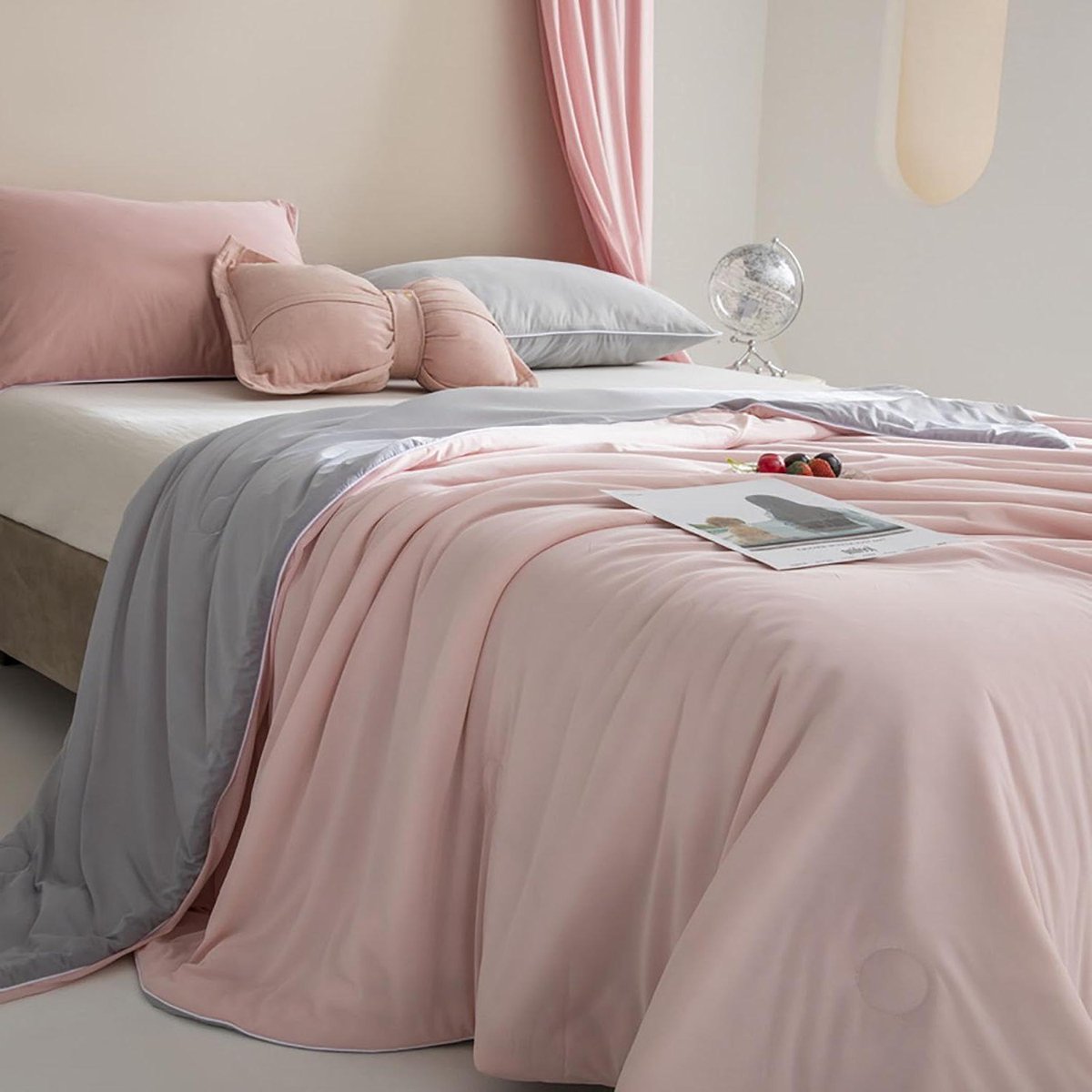 Koel Dekbed - Zomerdekbed Ademend - Comfortabel Slapen - Warmte Afvoerend - 150x200cm - Ro