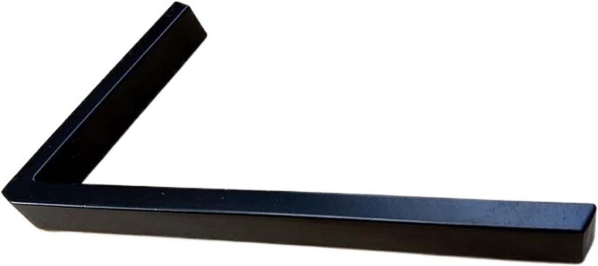 Huisnummer Metaal - Adrescijfer Buiten - Huis Herkenning - Zelfklevend Design - 125mm Hoog - Zwart