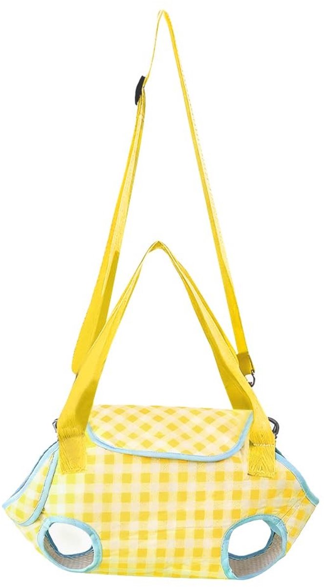 Dailygoods- Hefharnas Ademend - Draagtas voor Honden/Katten - Verstelbare Riem - Comfortabel Ontwerp - Huisdier Vervoer - 6 Openingen - Hondendraagtas