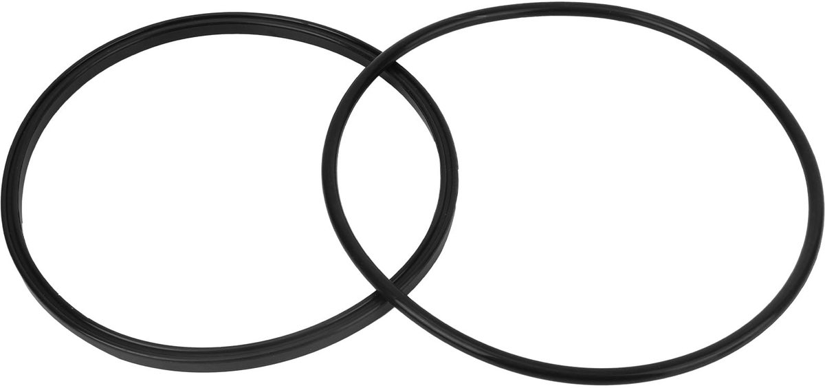 Dailygoods- O-ring set - rubber afdichting - dekselafdichting - lekvrij - eenvoudig te installeren - zwart