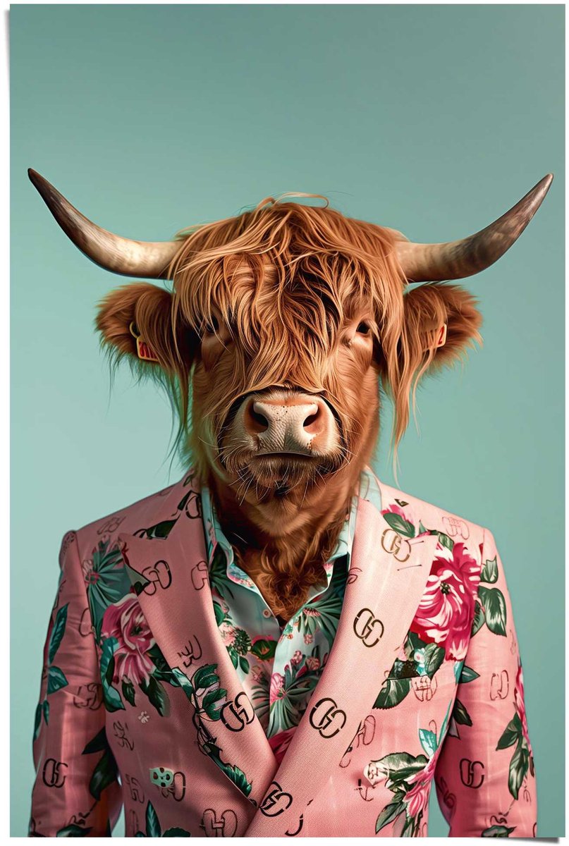 Poster Dressed Highlander - 91,5 x 61 - Papier - REINDERS