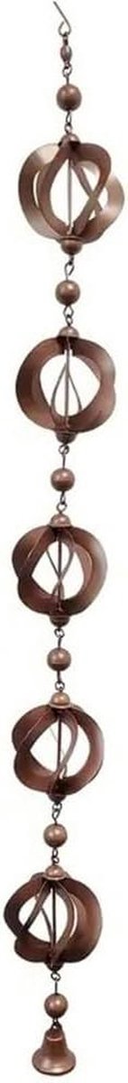 Regenketting Decoratief - Regengootketting Tuin - Water Leiden Tuin - Roestbestendig Metaal - 108 cm - Bronskleurig