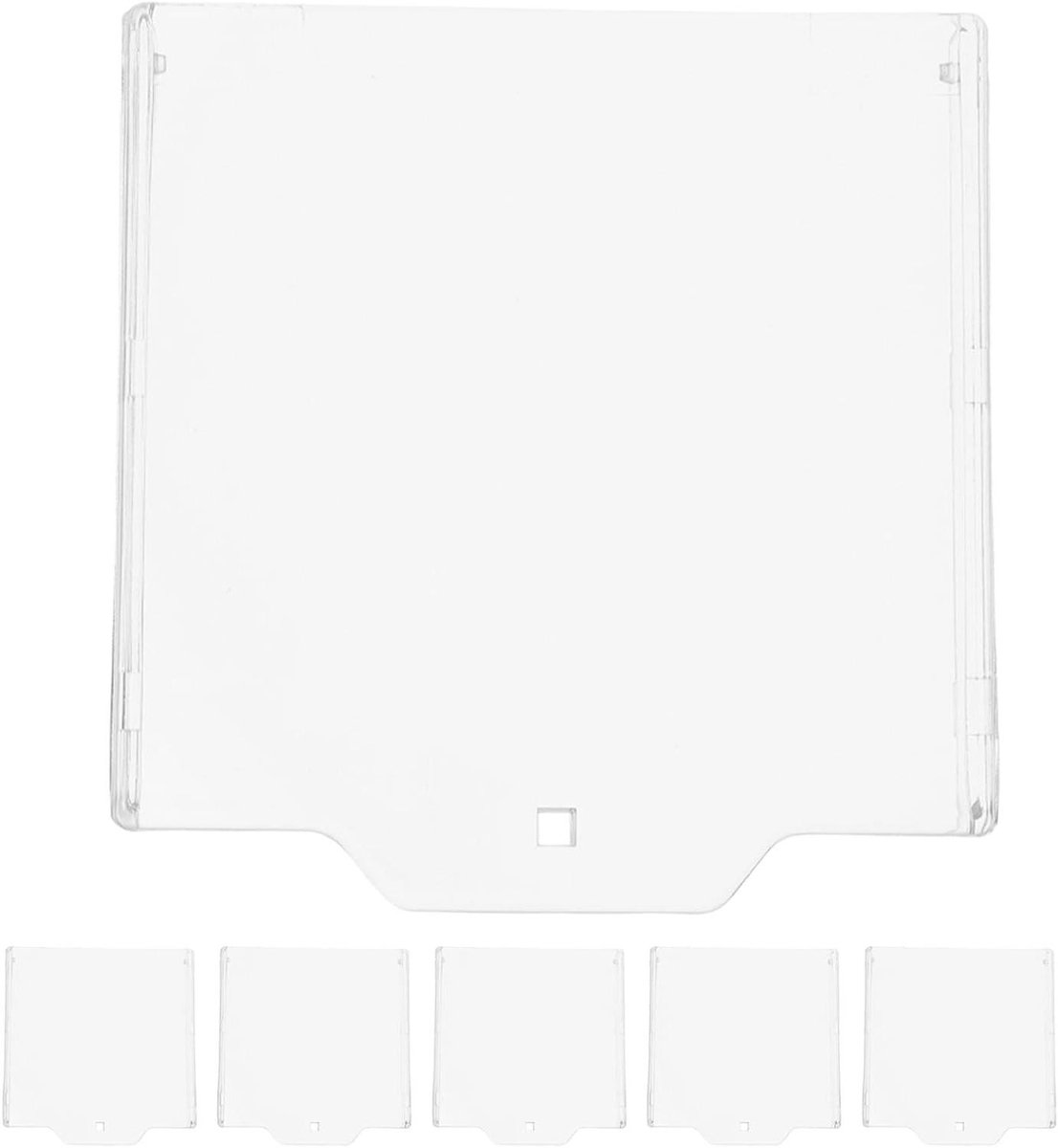 Alarm Station Cover - Detector Bescherming - Brandveiligheid Verhoging - Slagvast Transparant Plastic - 9.60 x 9.20 cm - Transparant