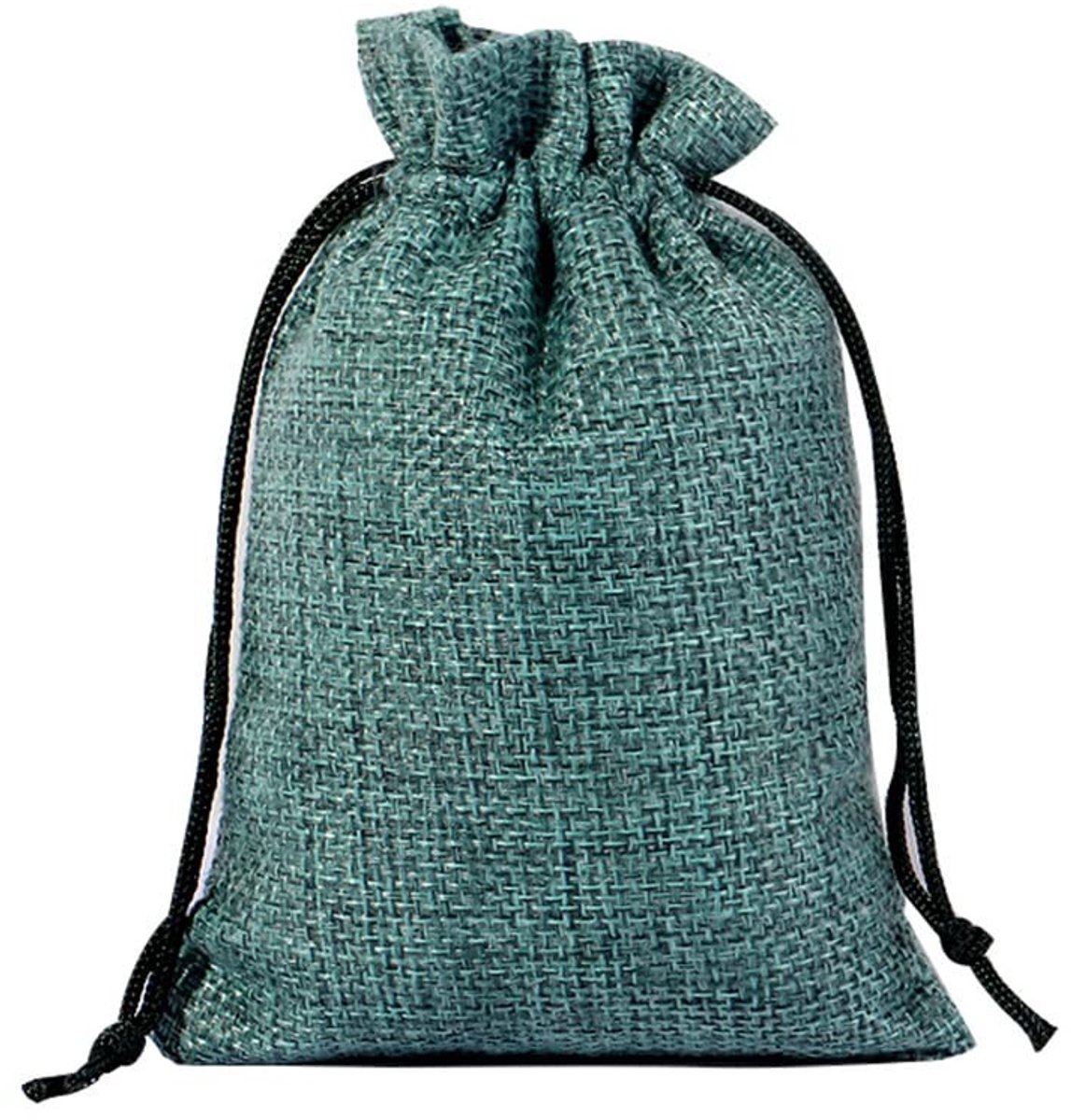 Dailygoods- Jute Zakjes 10 Stuks - 20 x 30 cm - Cadeautasjes - Snoepzakjes - Sieradenzakjes - Duurzaam - Met Trekkoord - Cadeauzakjes