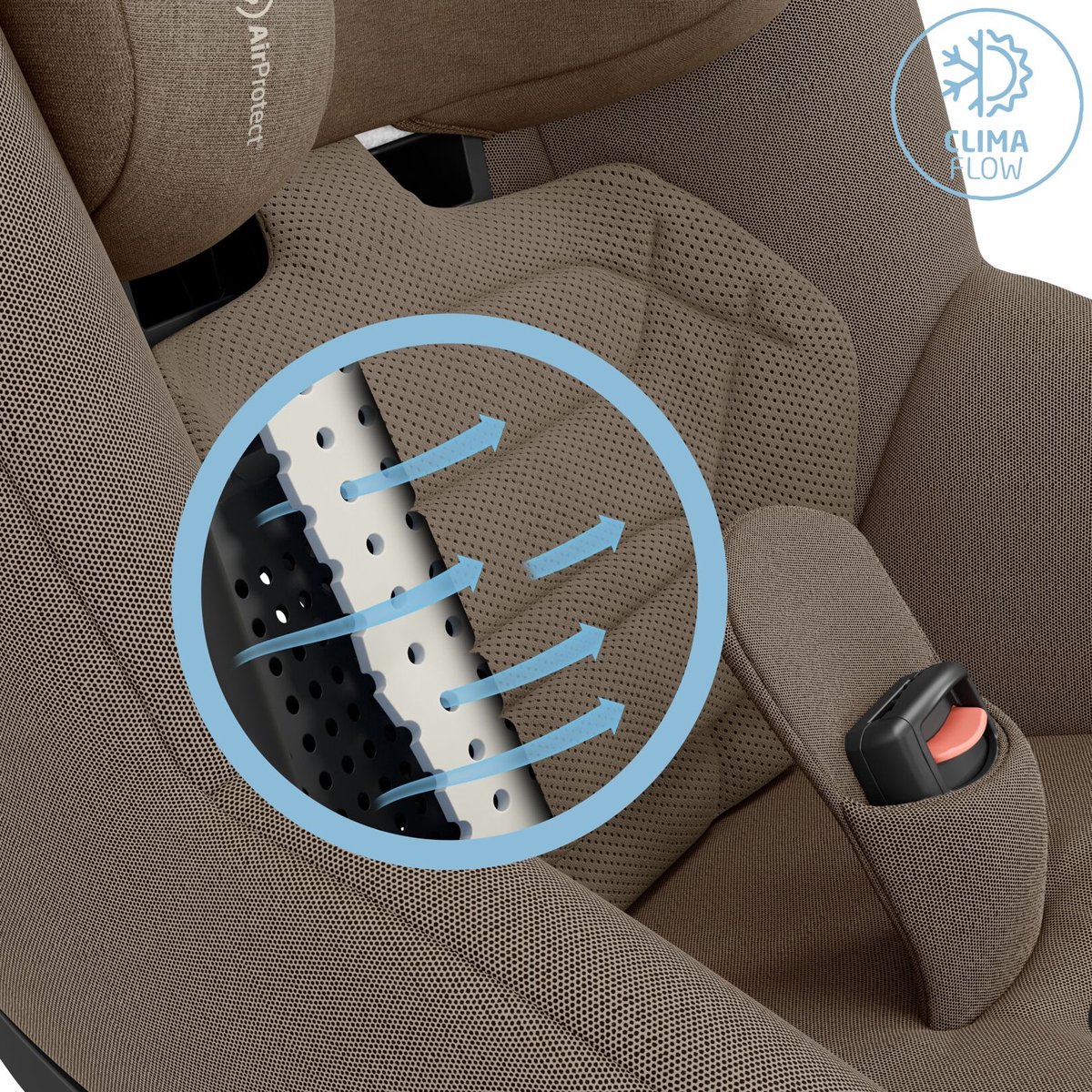 Maxi-Cosi 360 Pro Family bundel - Inclusief Pebble 360 Pro², Pearl 360 Pro-autostoelen met uitschuifbare, draaibare FamilyFix 360 Pro-base - vanaf de geboorte tot 4 jaar, Truffle thumbnail 6