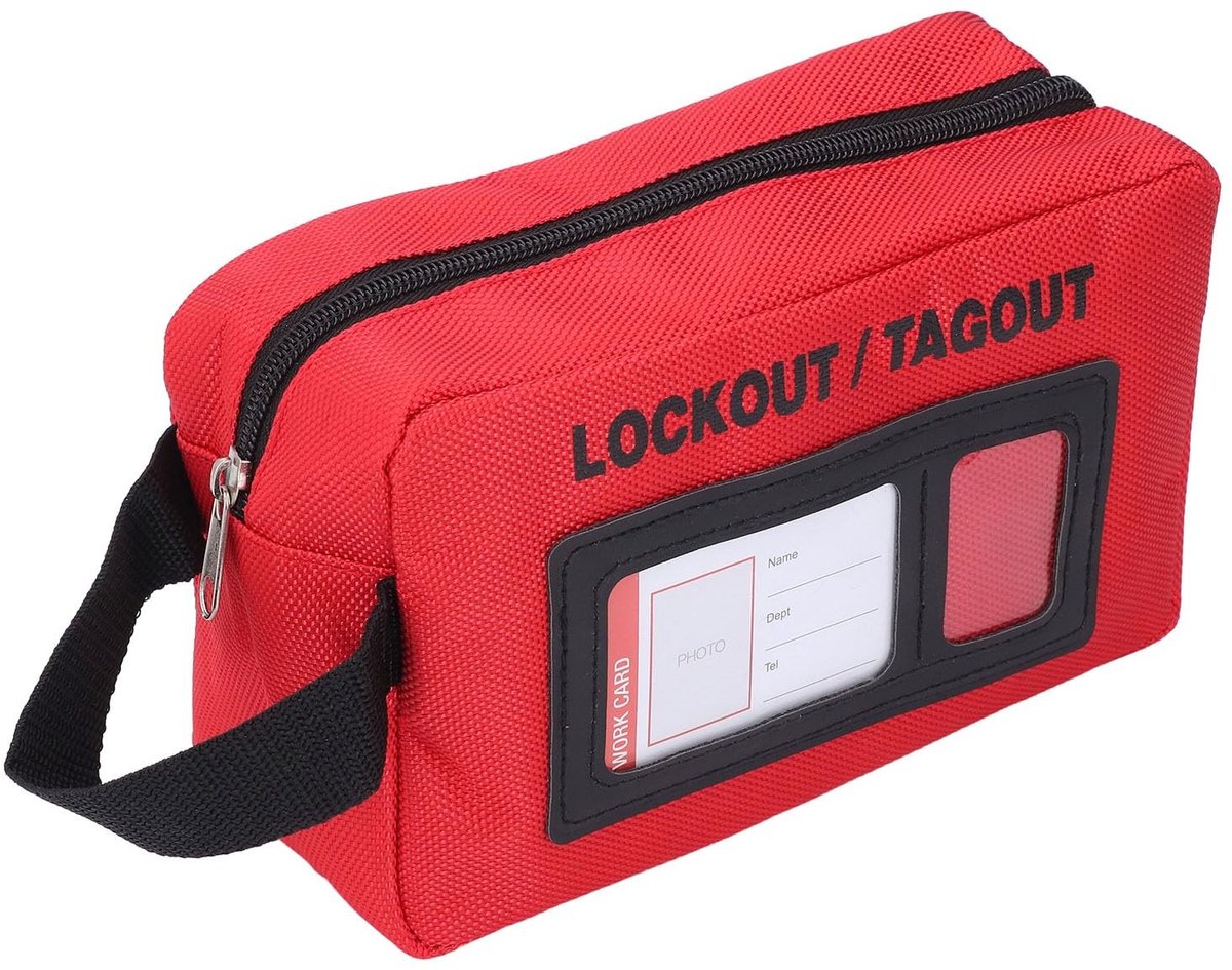 Dailygoods- Lockout-tas grote capaciteit - Lockout Tagout-opbergtas - zichtbaar display - verstelbaar rugontwerp - polyester doek - schokbestendig en hittebestendig - Lockout Bag