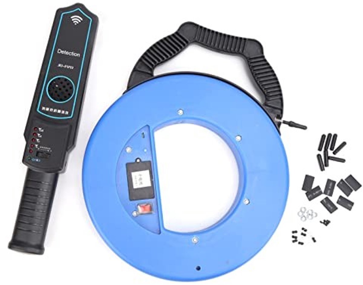 Dailygoods- Leidingzoeker Hoge Nauwkeurigheid - Leidingdetector - Verstoppingsdetector - Draagbaar Ontwerp - Eenvoudige Bediening - Groot Detectiebereik - Pijpzoeker