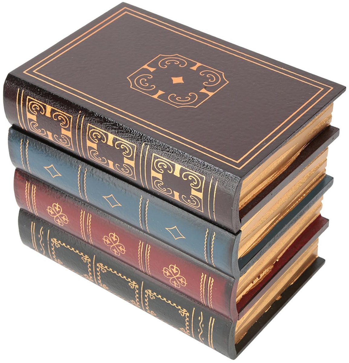 Dailygoods- Opbergdoos Vintage Stijl - Decoratieve Boekendoos - Opbergdoos voor Kunstboeken - Duurzaam Ontwerp - Gebruiksvriendelijk - Perfect voor Thuiswerkplek