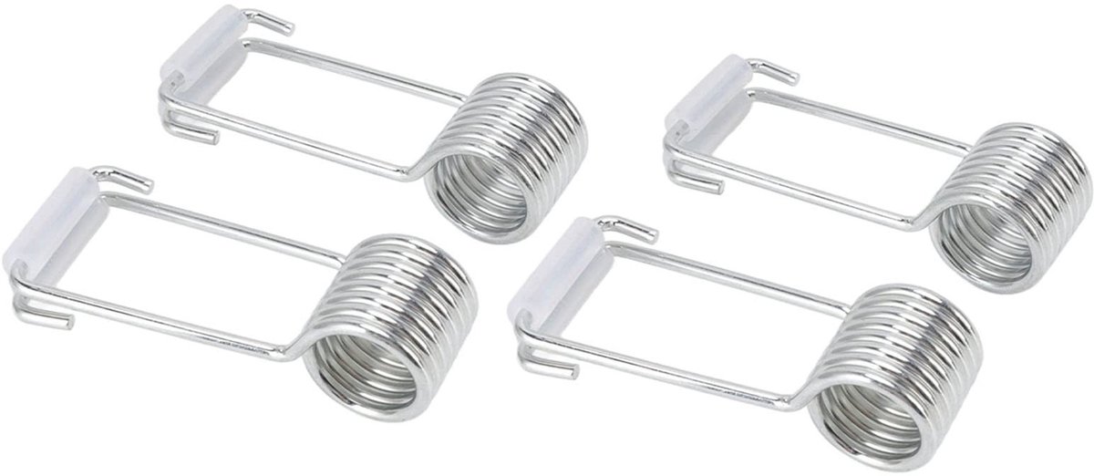 Dailygoods- Deurscharnier 4PCS - Roestvrij Staal - Automatische Sluiting - Vervangingsonderdelen - Antikras - Eenvoudige Installatie - Deursluiting