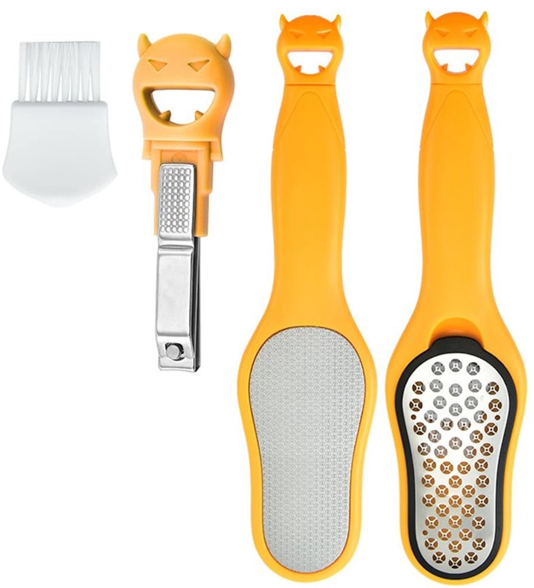Dailygoods - Multifunctionele 3 in 1 Eeltvijl voor Voetverzorging
