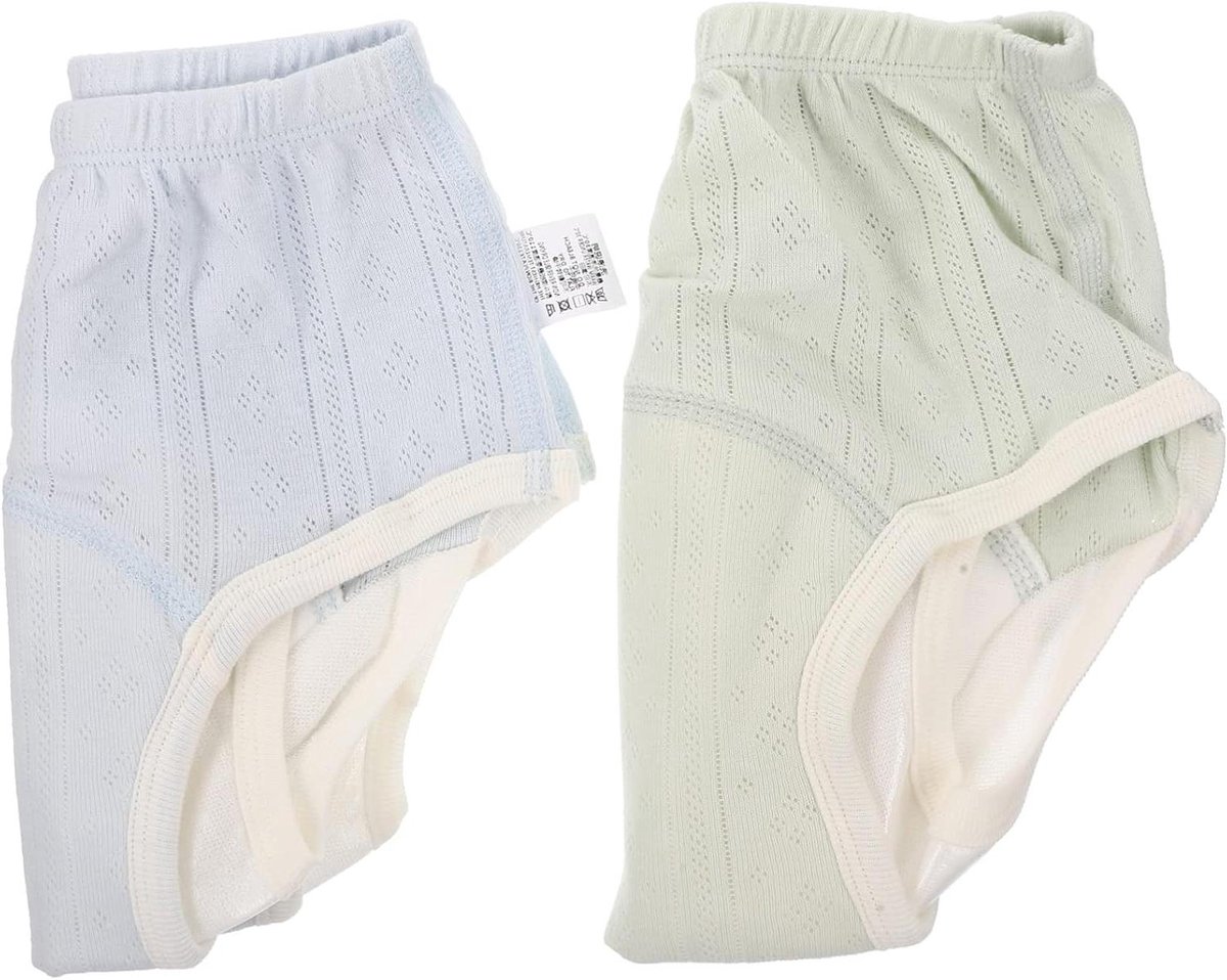 Trainingsbroek Baby - Zindelijkheidstraining Luier - Zindelijkheidstraining - Wasbaar Katoen - 29x20x1cm - Lichtgroen Hemelsblauw