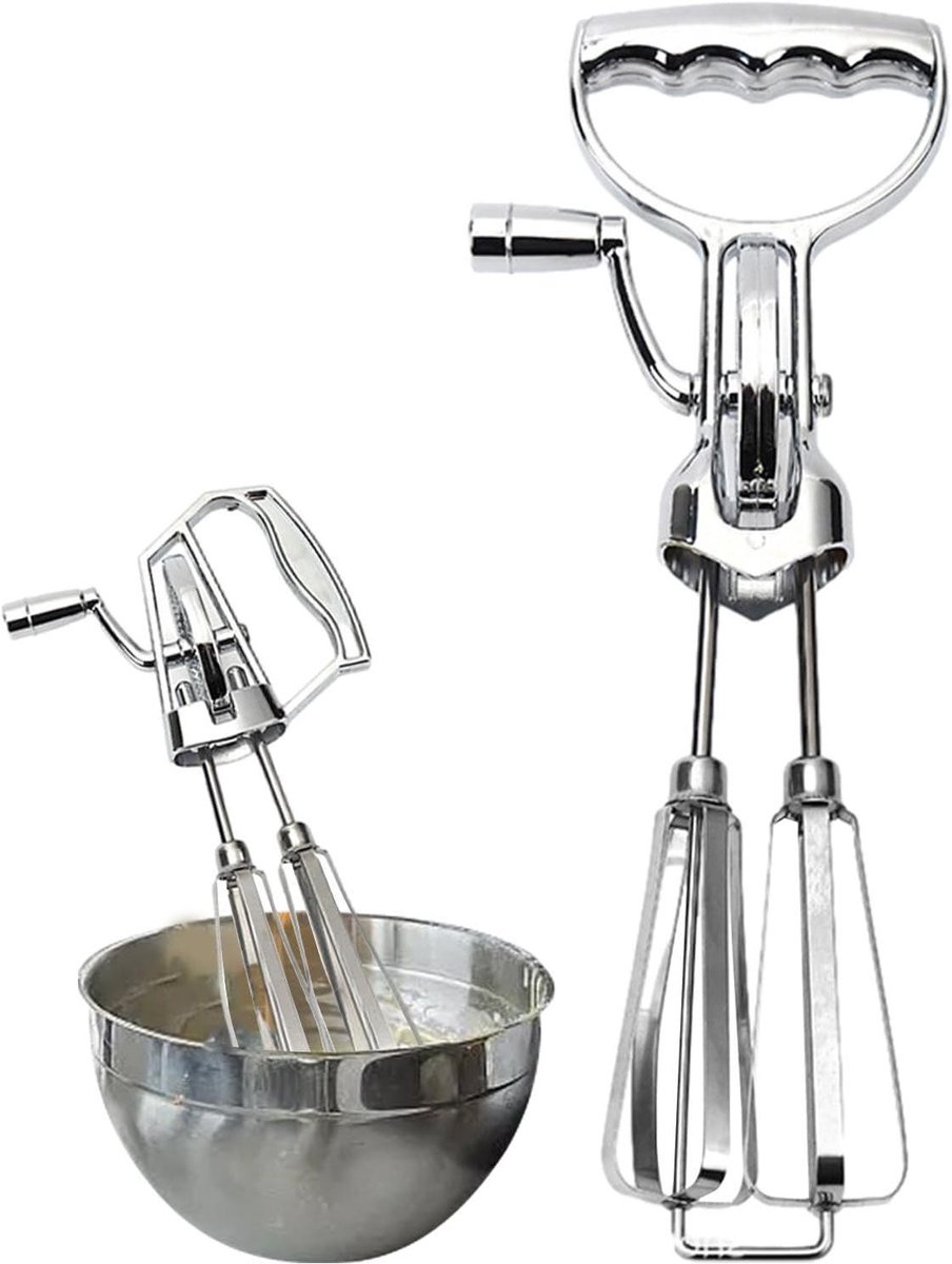 Handmixer - Garde garde - Beslag Maken - Roestvrij Staal - 31 cm - Geel