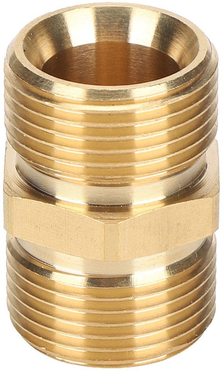 Dailygoods - Brass High Pressure Sprayer Adapter - 14mm Slangverbinder - Voor Hogedrukreinigers - Duurzaam Materiaal - Waterbesparend - Voor Effectiev...